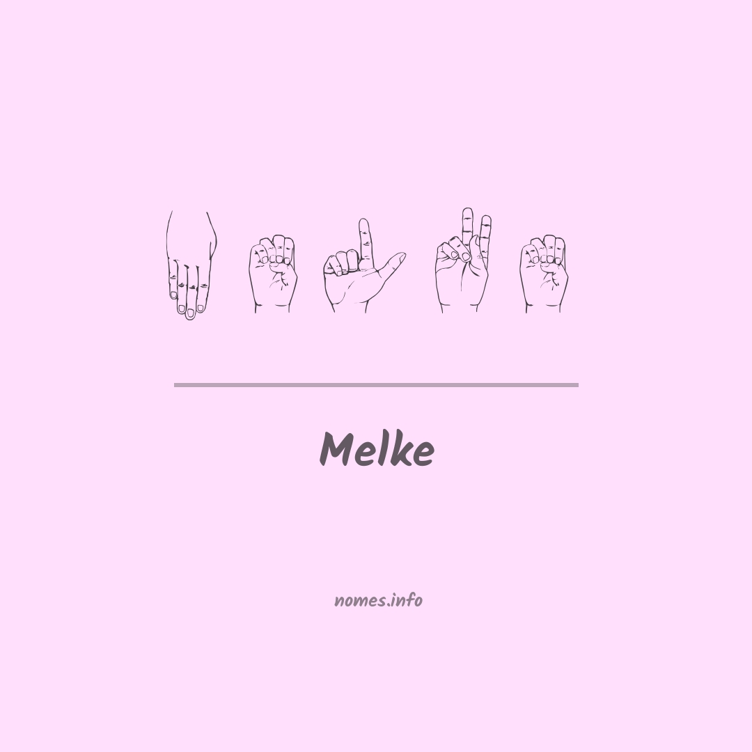 Melke em Libras