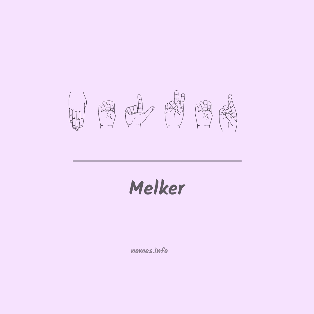 Melker em Libras