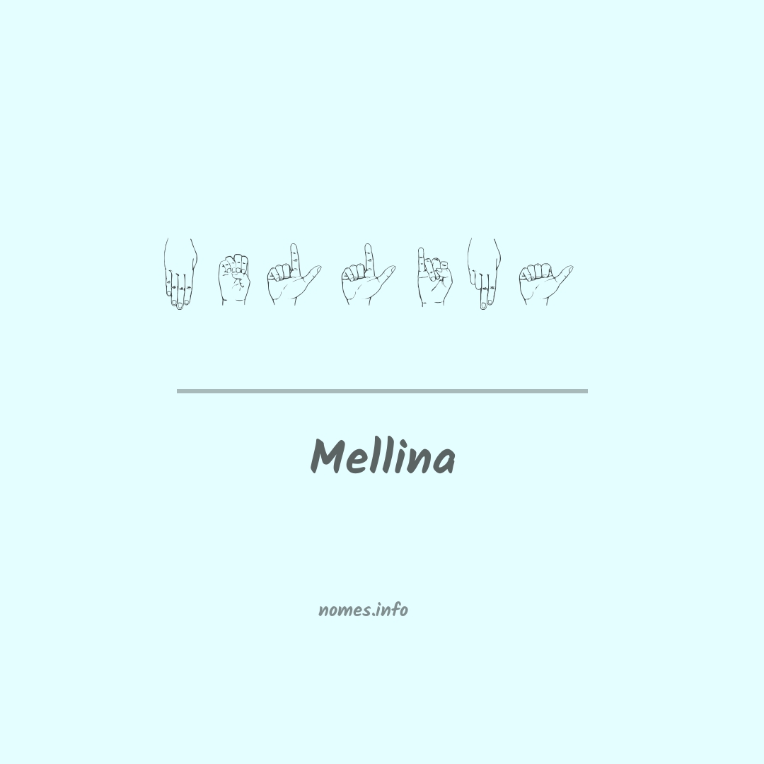 Mellina em Libras