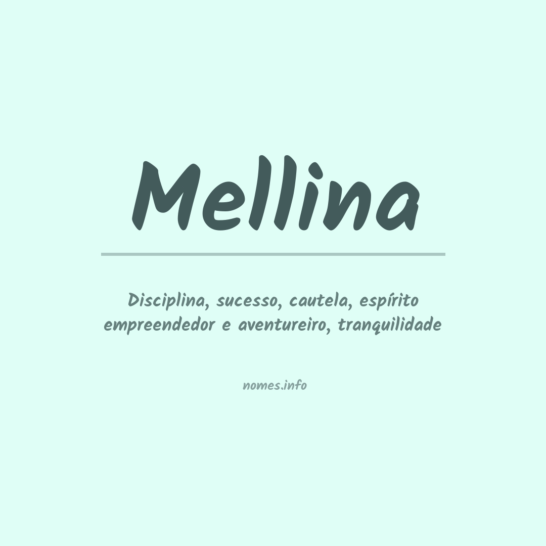 Significado do nome Mellina