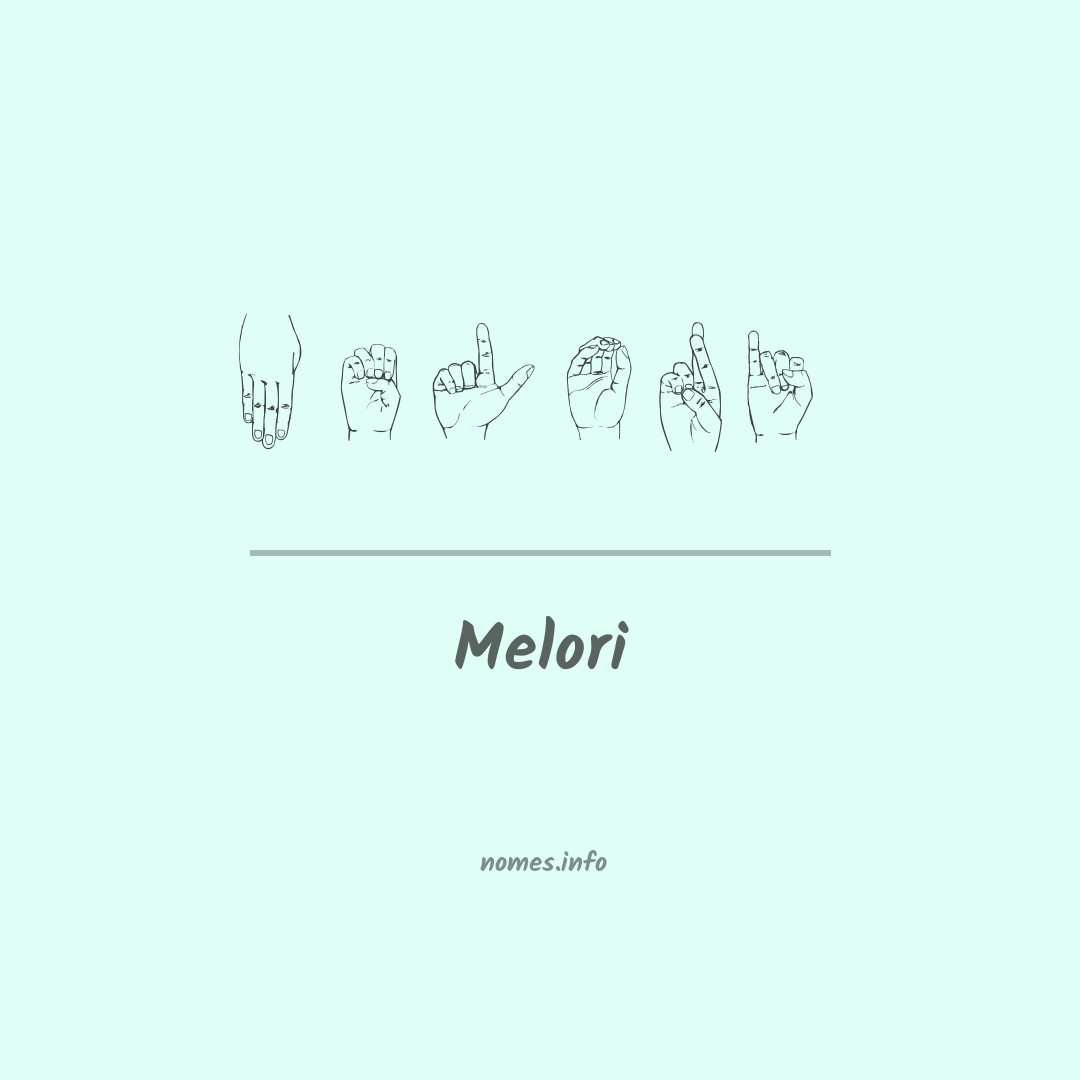Melori em Libras