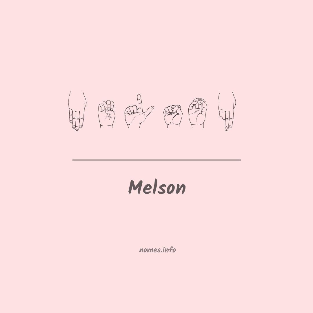 Melson em Libras