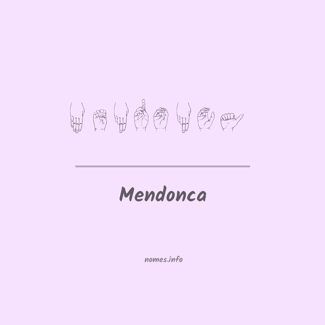 Mendonca em Libras