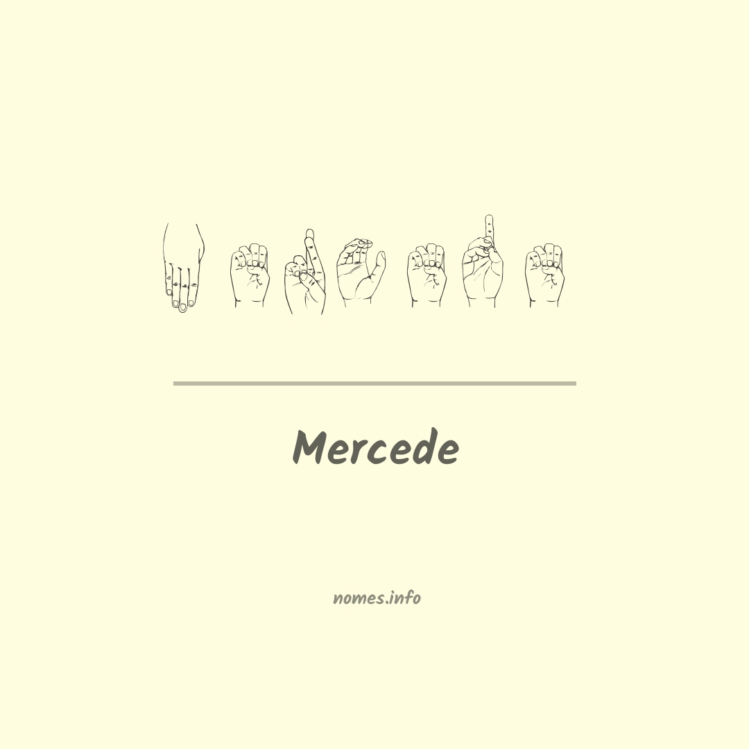 Mercede em Libras