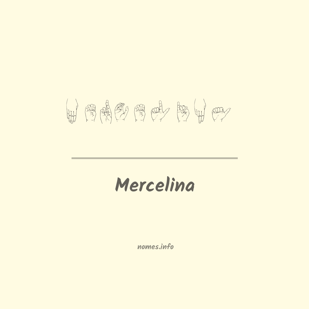 Mercelina em Libras