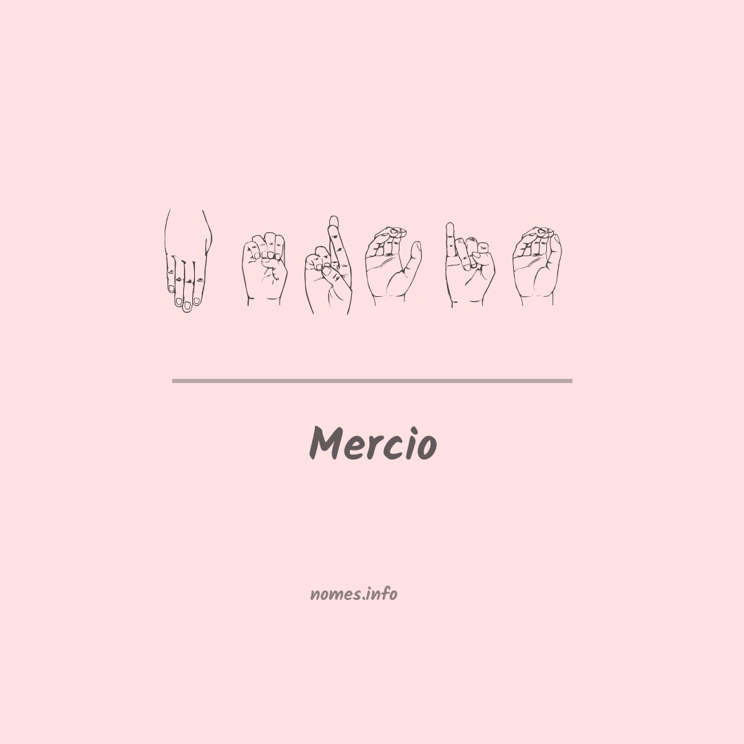 Mercio em Libras