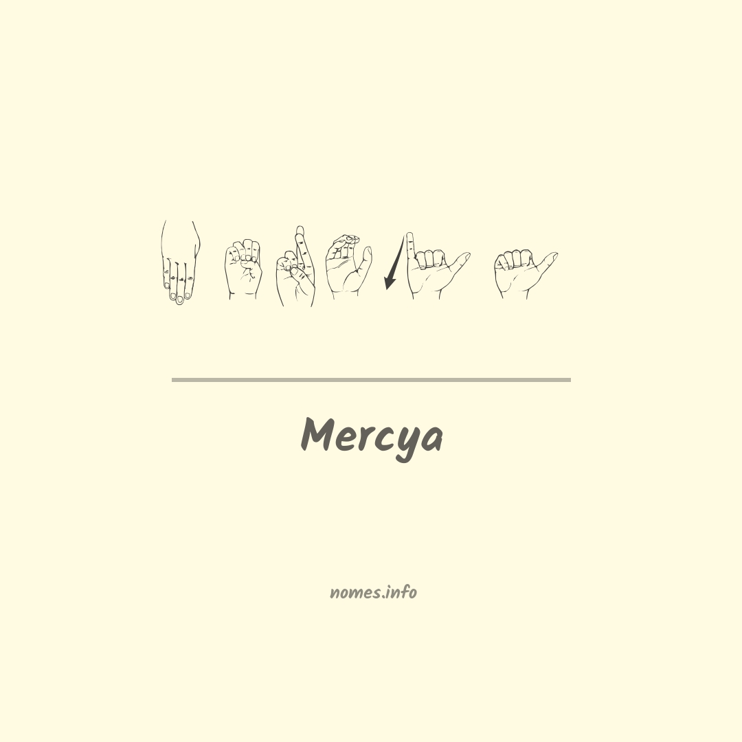 Mercya em Libras