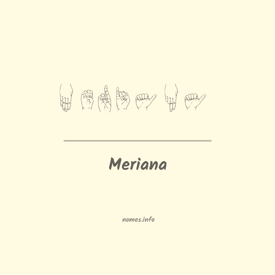 Meriana em Libras