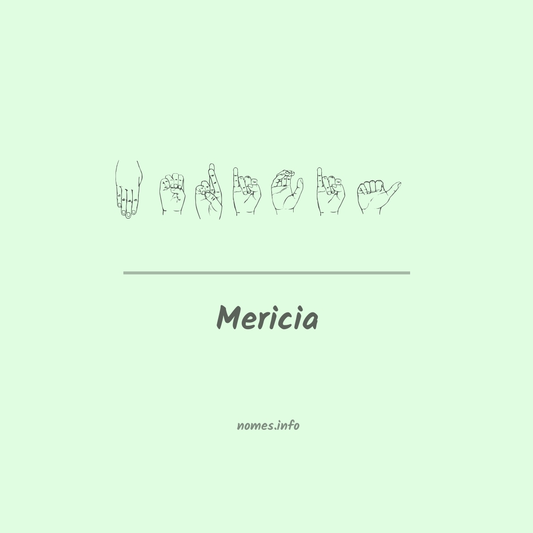 Mericia em Libras