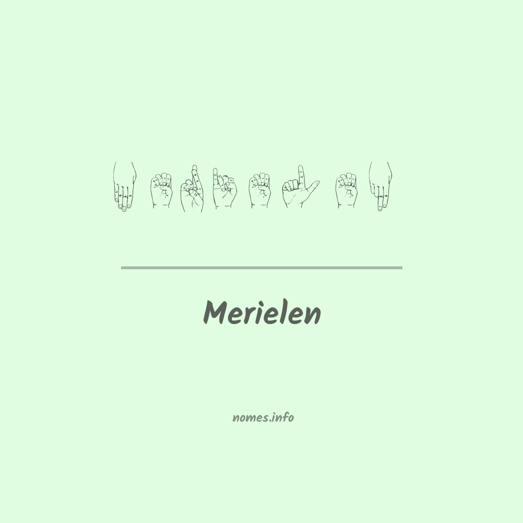 Merielen em Libras