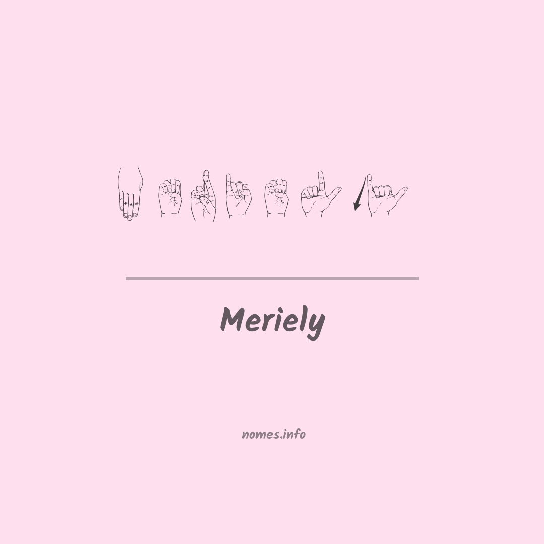 Meriely em Libras