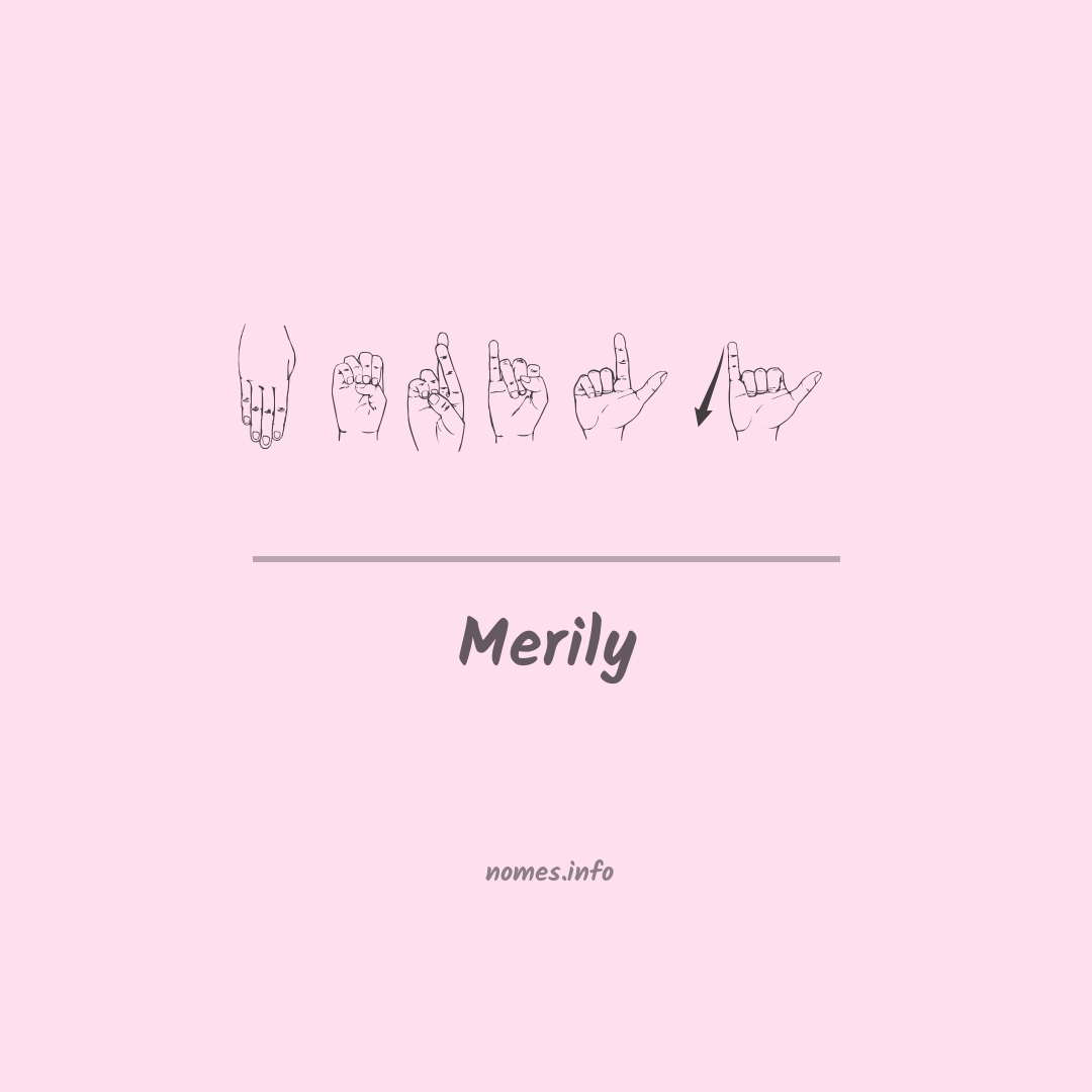 Merily em Libras