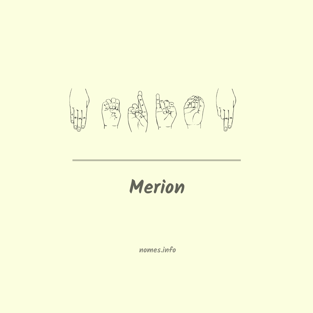 Merion em Libras