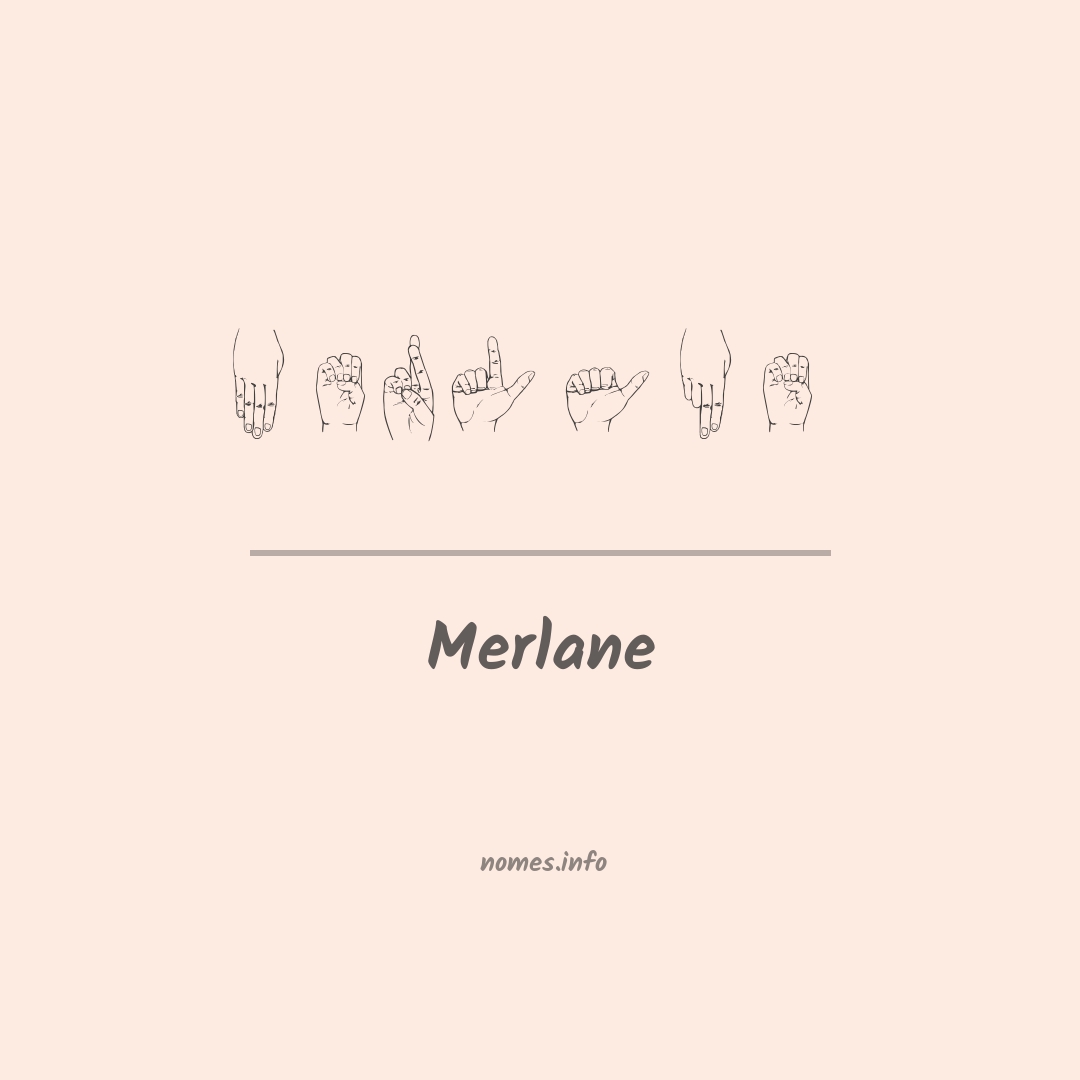 Merlane em Libras