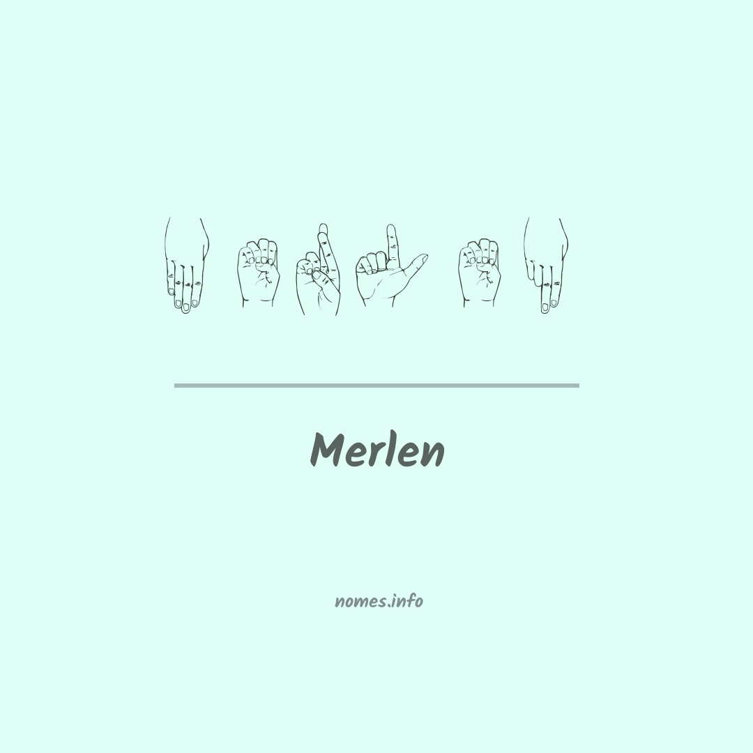 Merlen em Libras