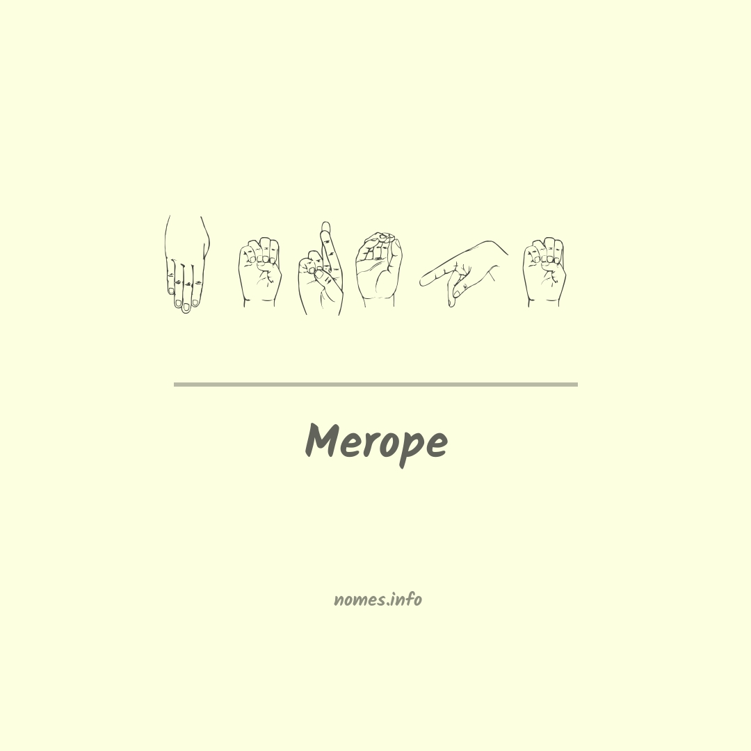 Merope em Libras