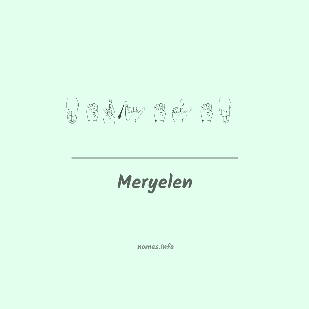 Meryelen em Libras