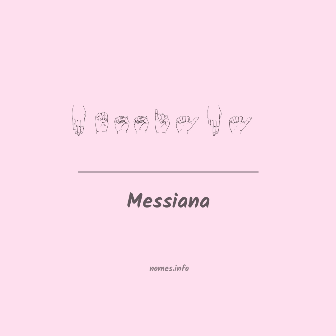 Messiana em Libras