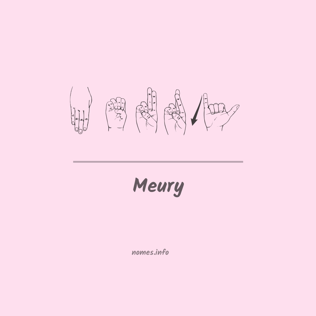 Meury em Libras