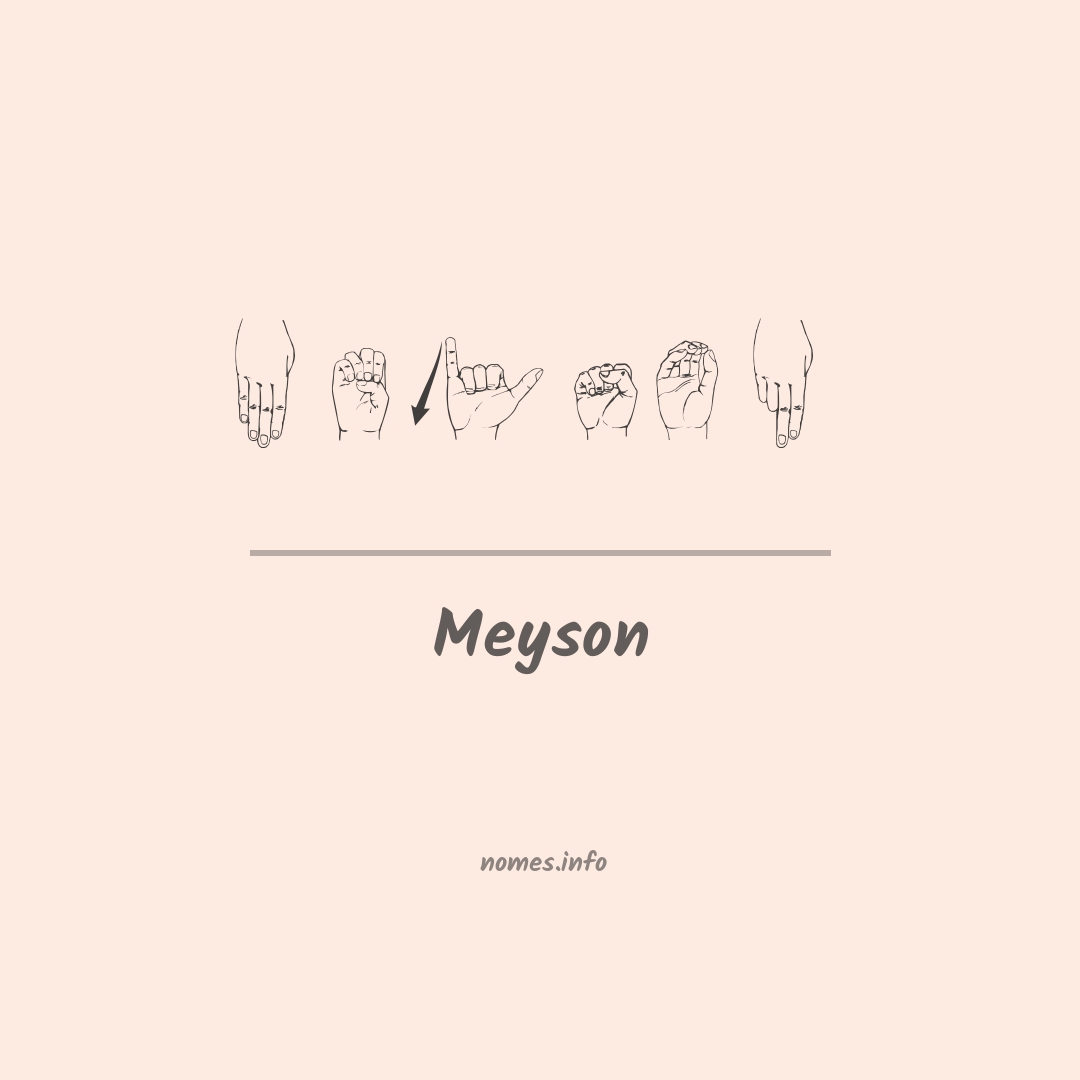 Meyson em Libras