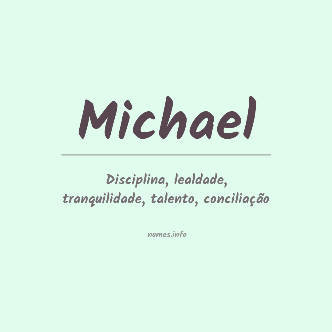 Significado do nome Michael
