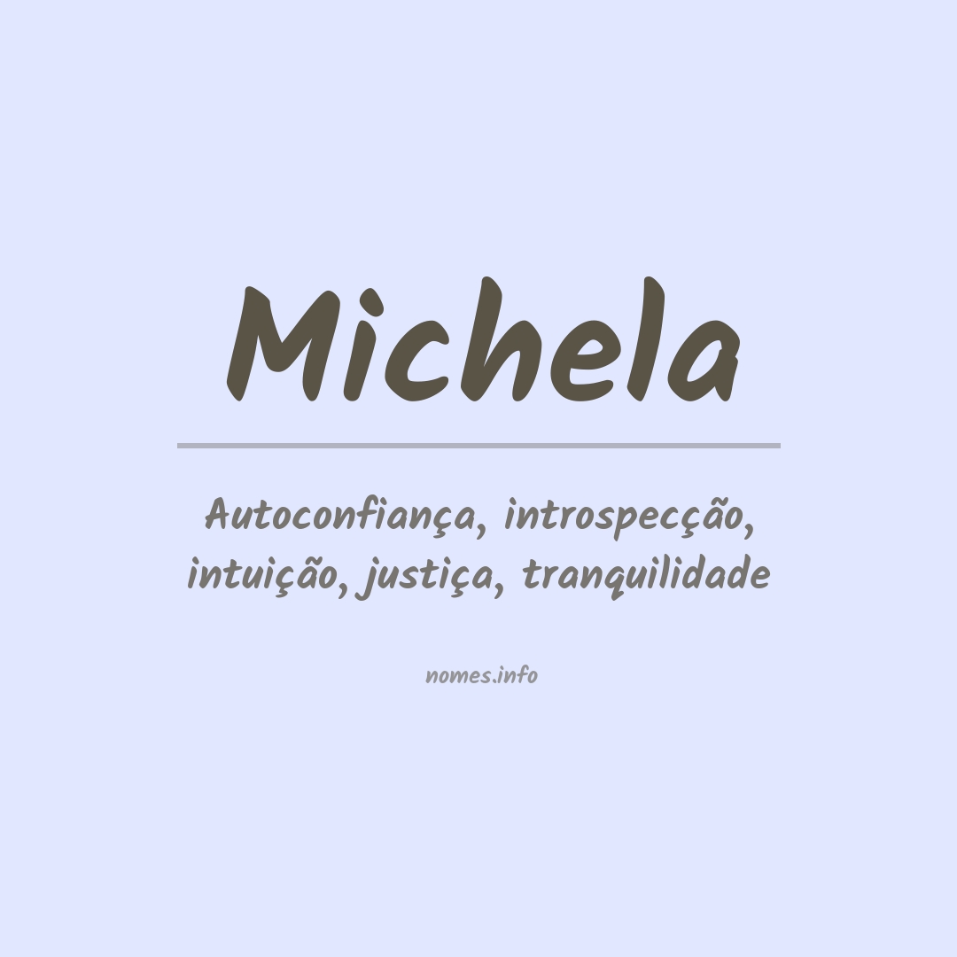 Significado do nome Michela
