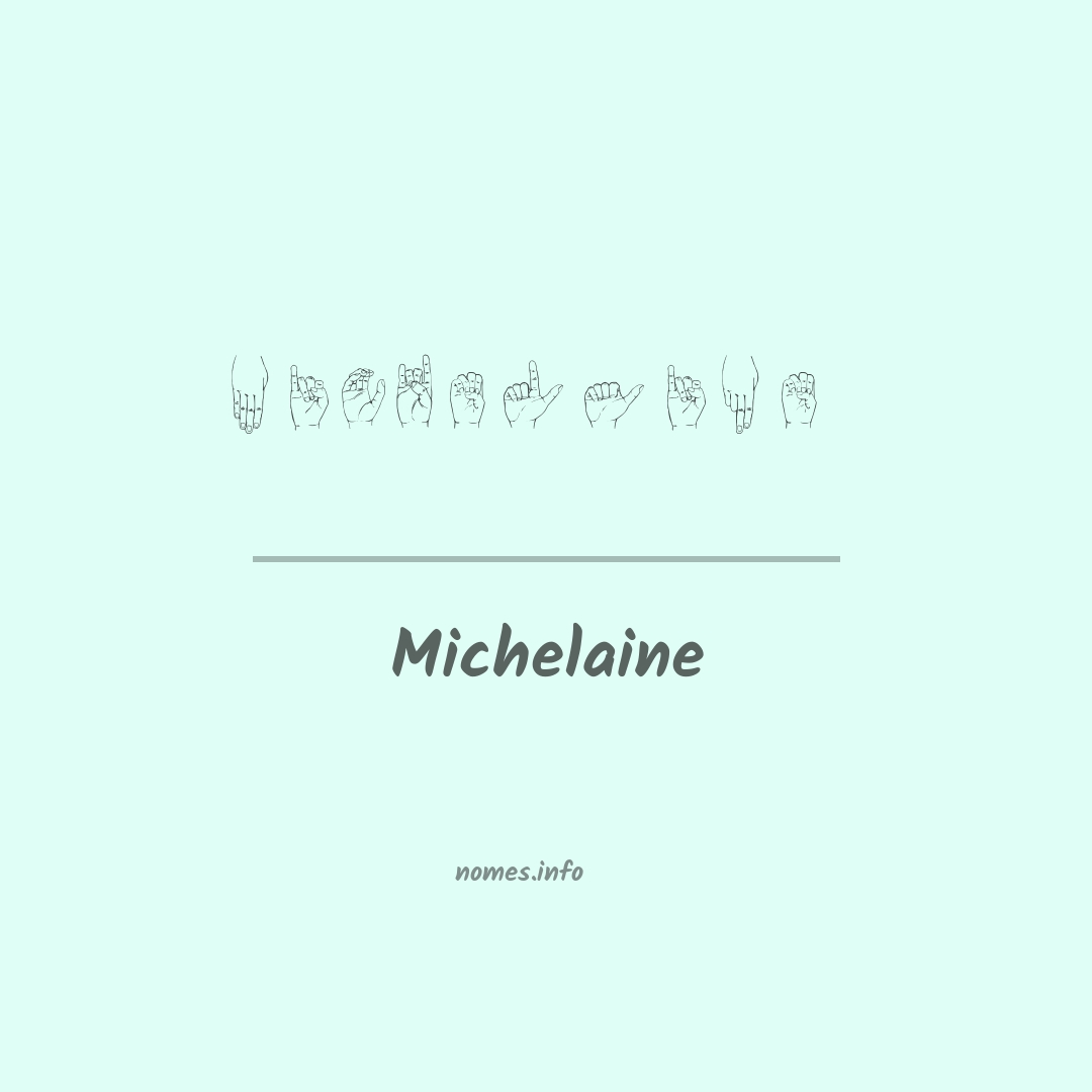 Michelaine em Libras