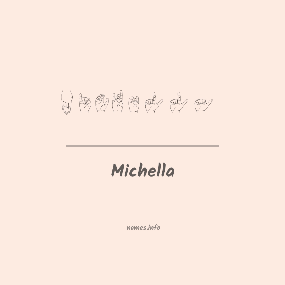 Michella em Libras