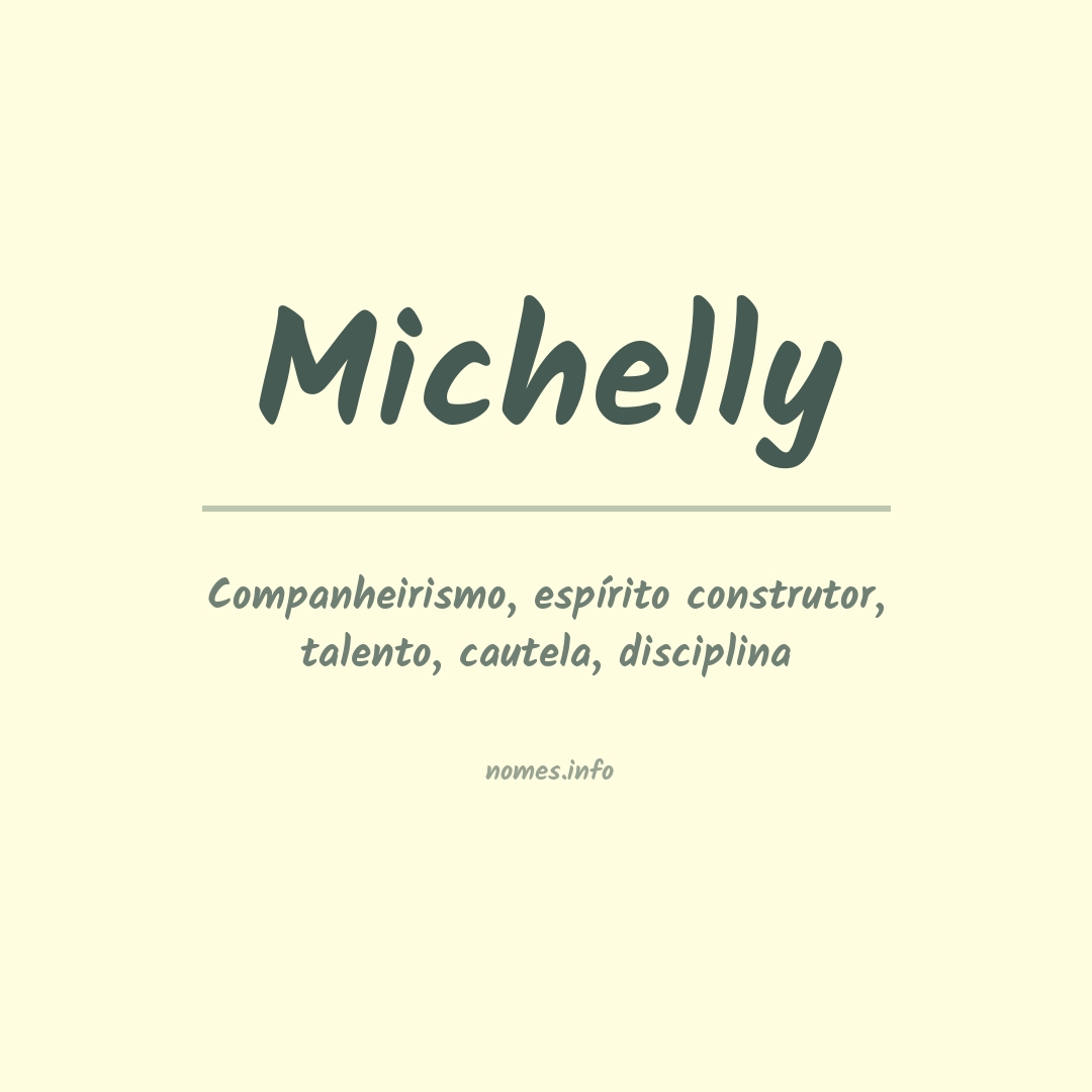 Significado do nome Michelly