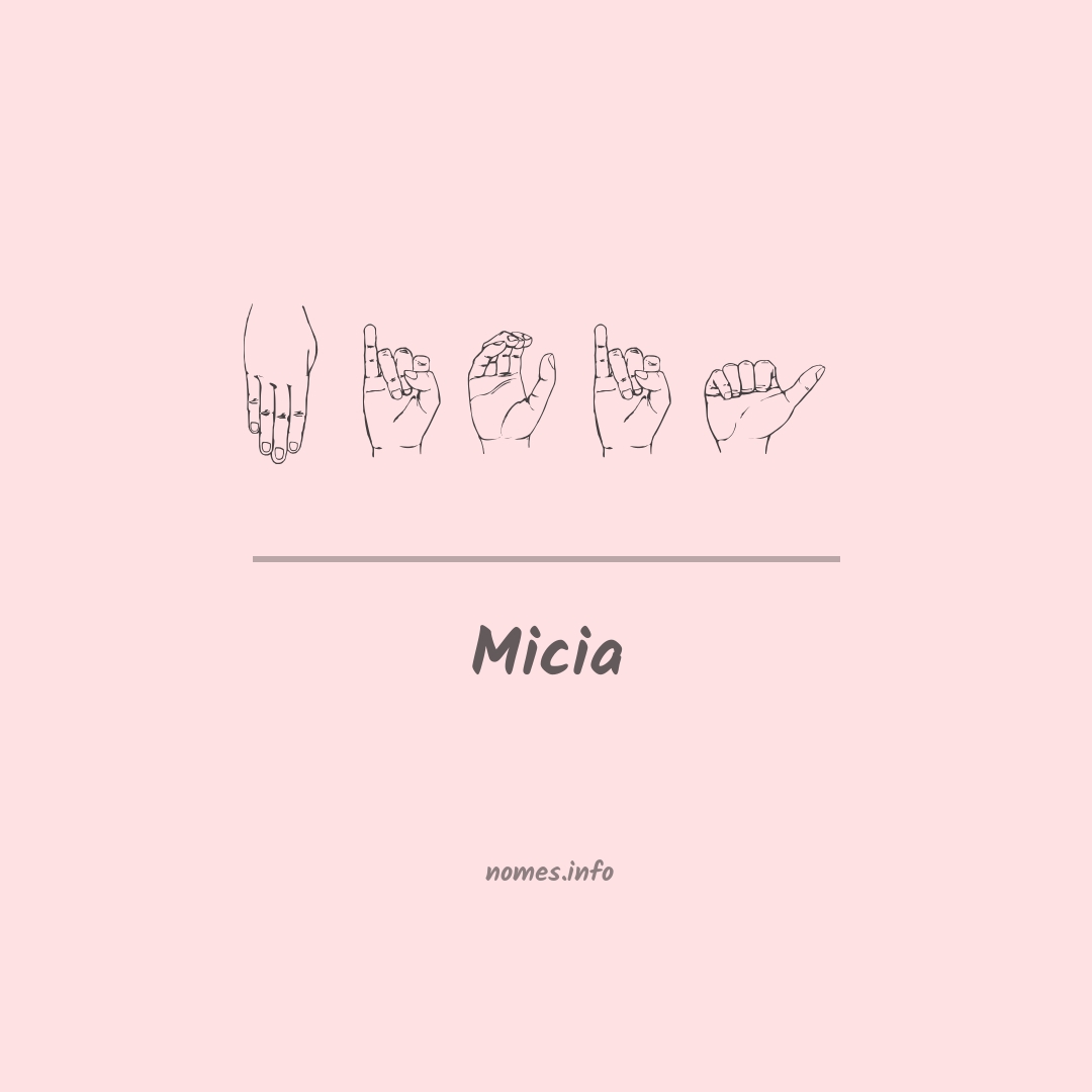 Micia em Libras