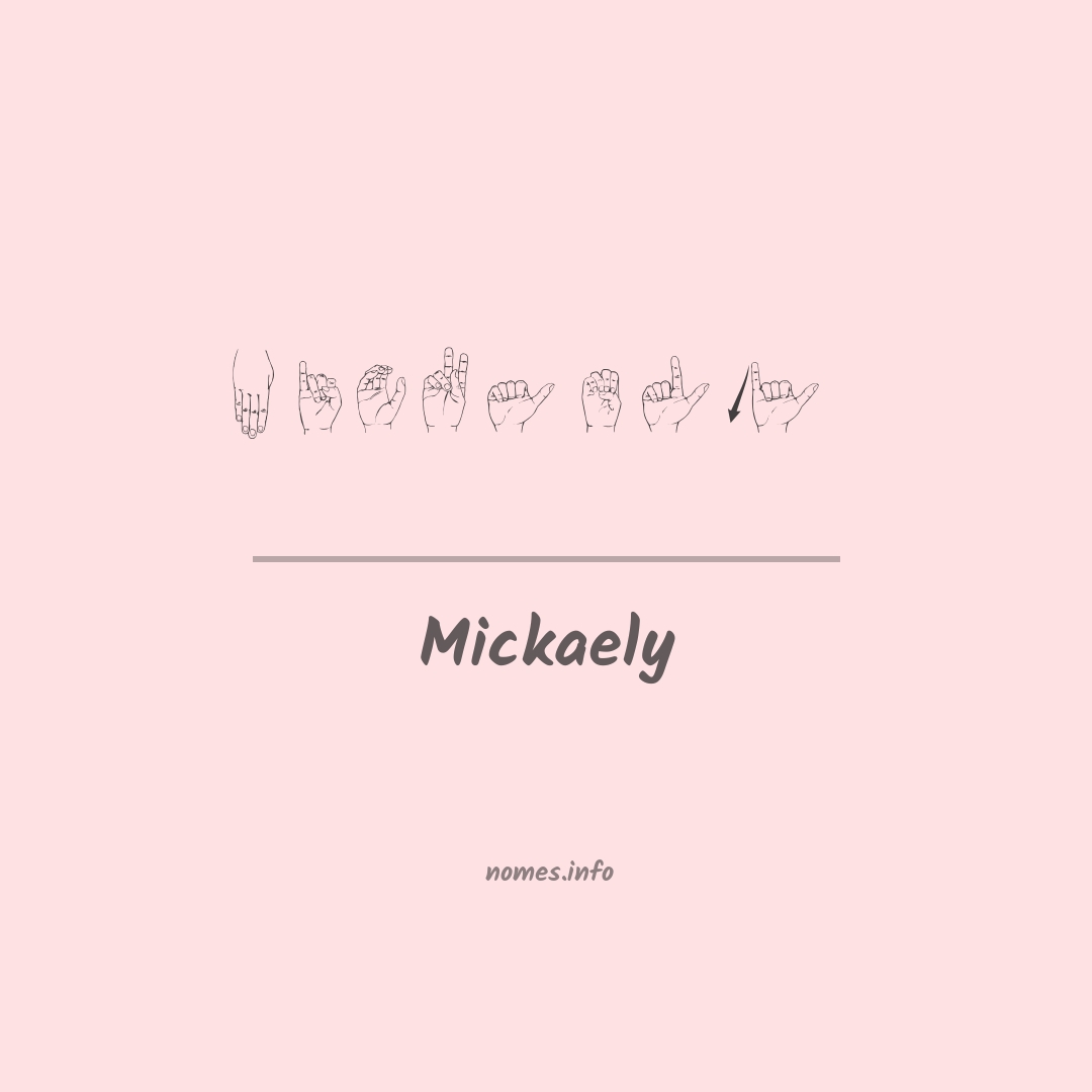 Mickaely em Libras
