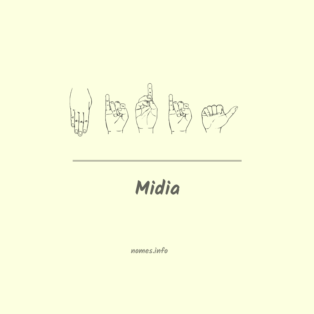 Midia em Libras