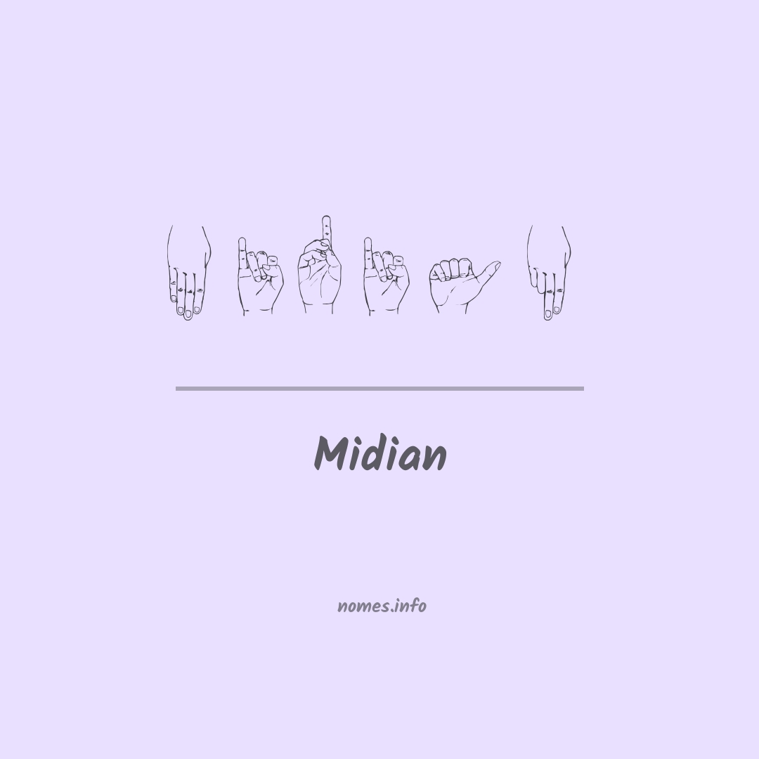 Midian em Libras