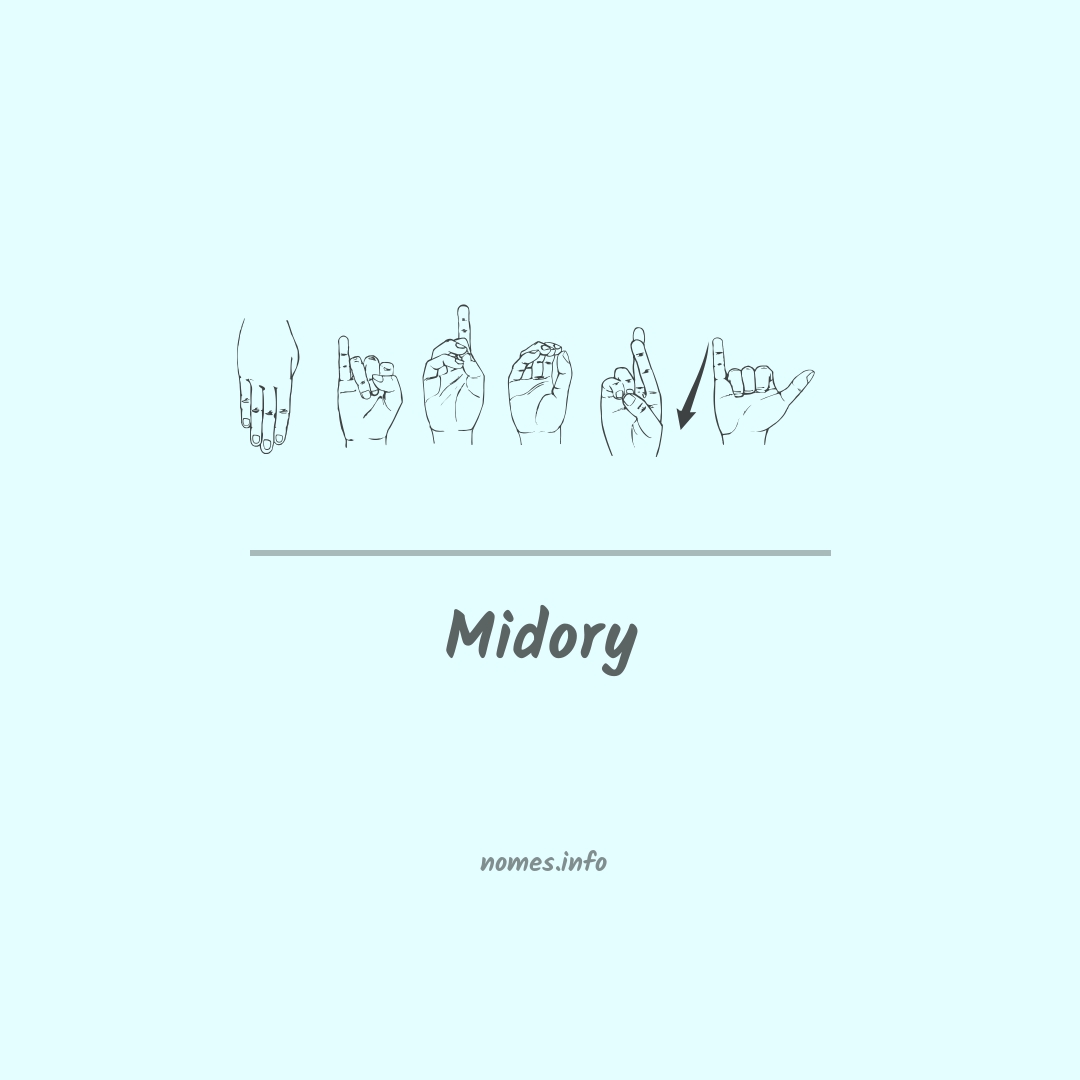 Midory em Libras