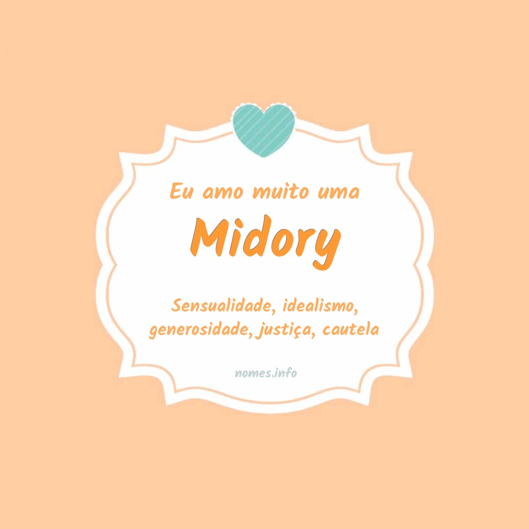 Eu amo muito Midory