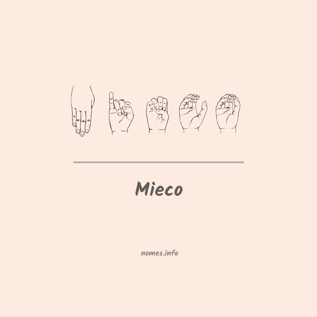 Mieco em Libras