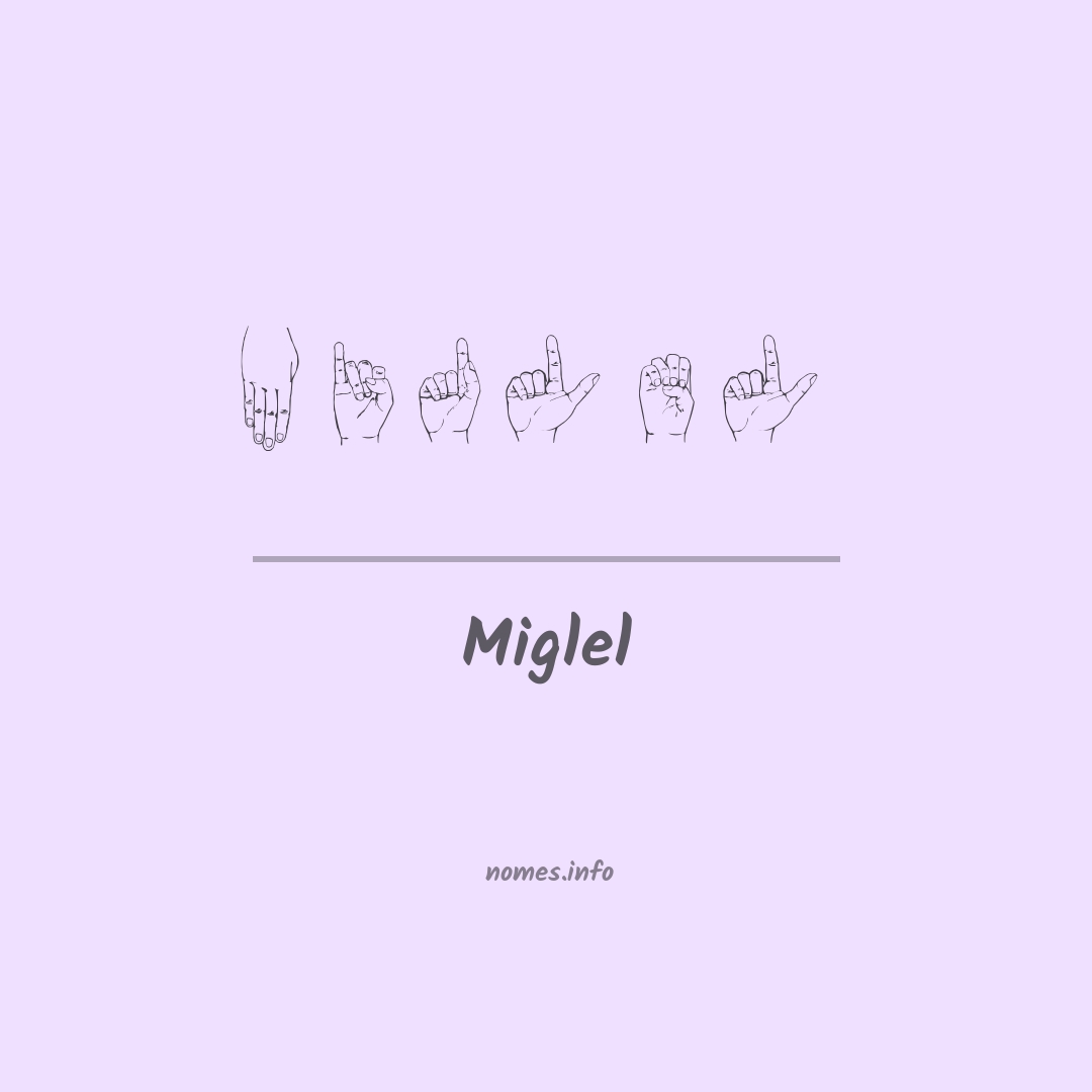 Miglel em Libras