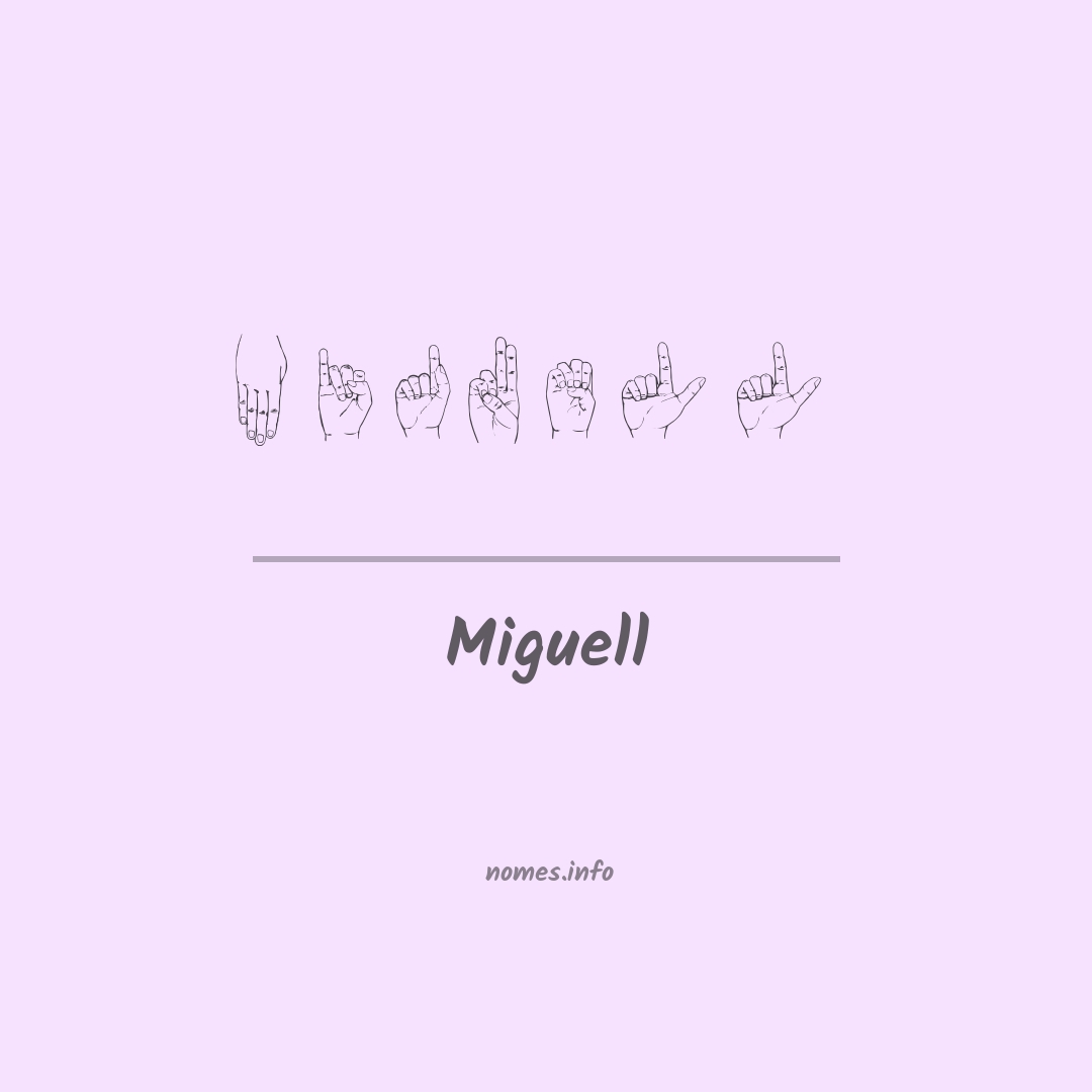 Miguell em Libras