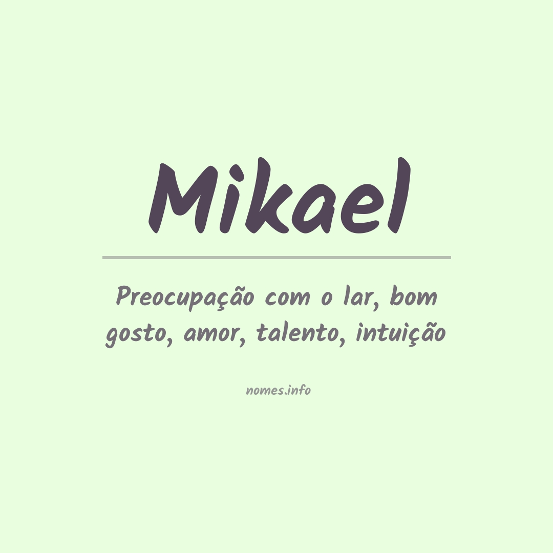 Significado do nome Mikael