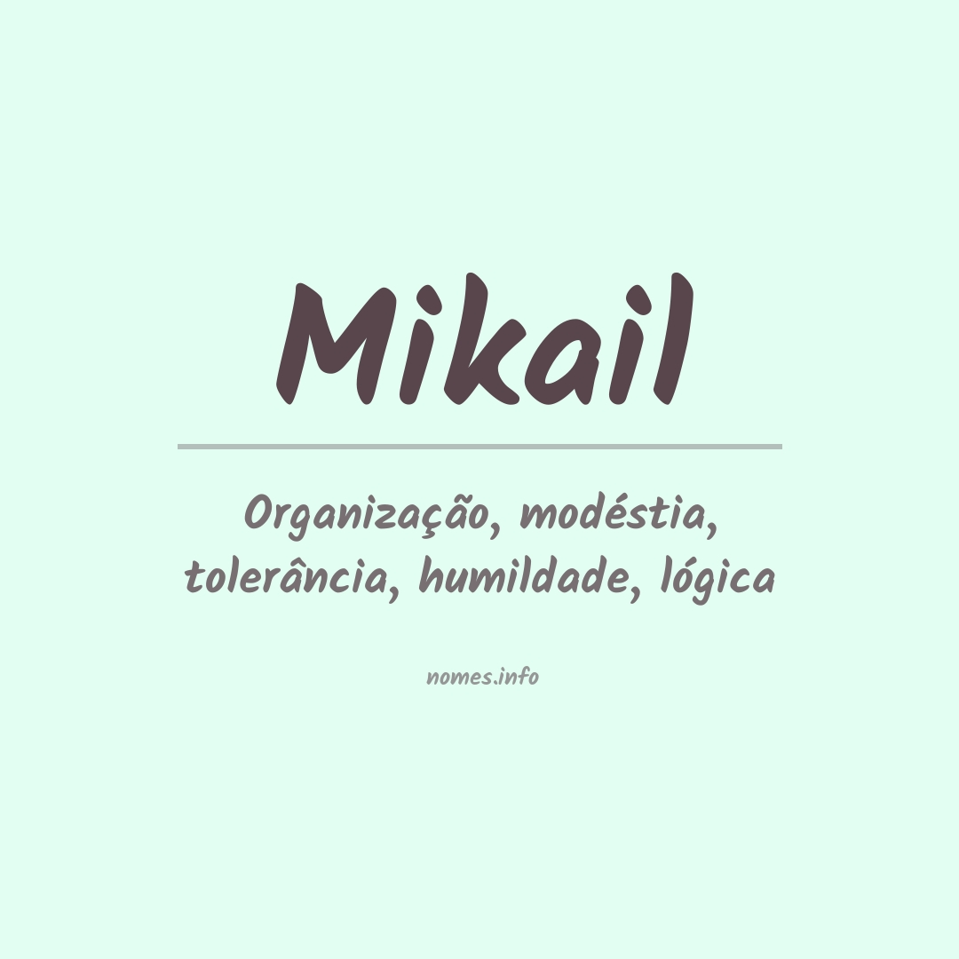 Significado do nome Mikail