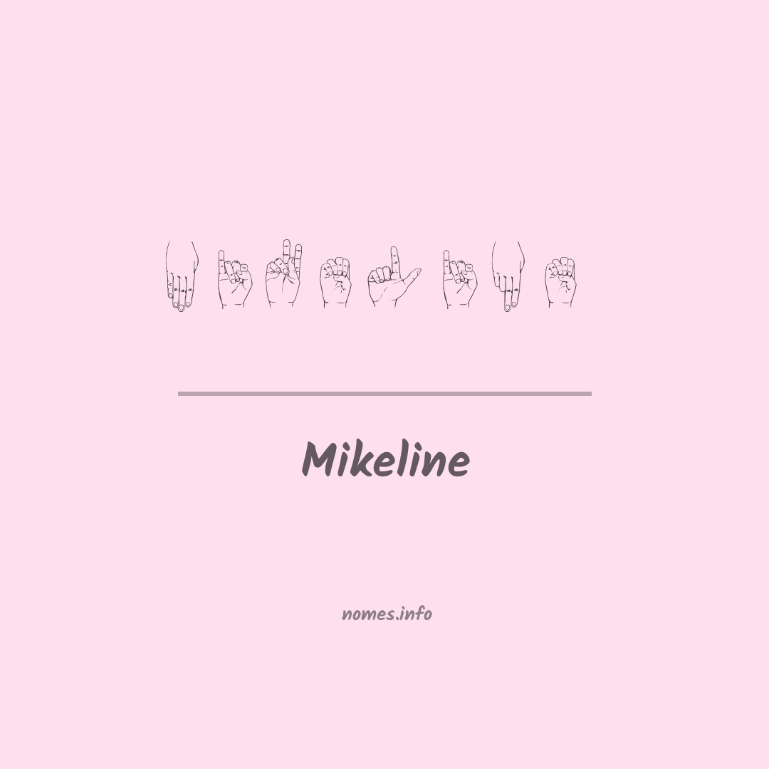 Mikeline em Libras