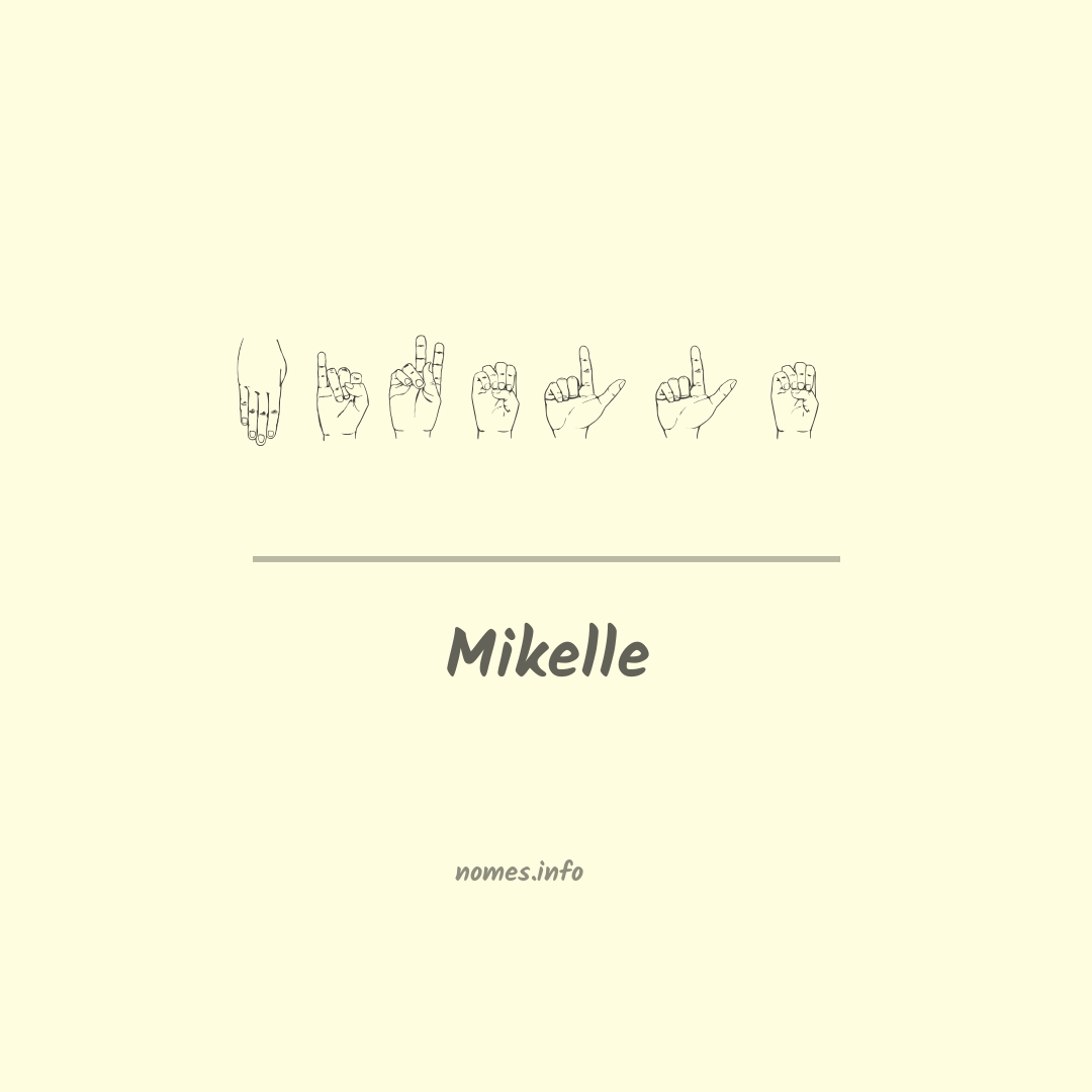 Mikelle em Libras