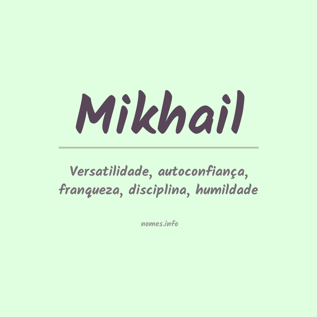 Significado do nome Mikhail