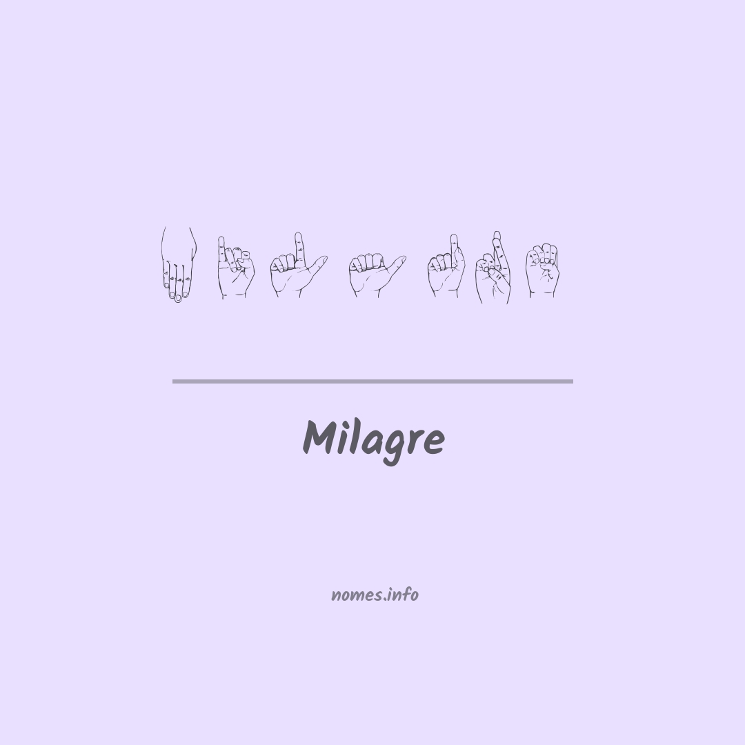 Milagre em Libras