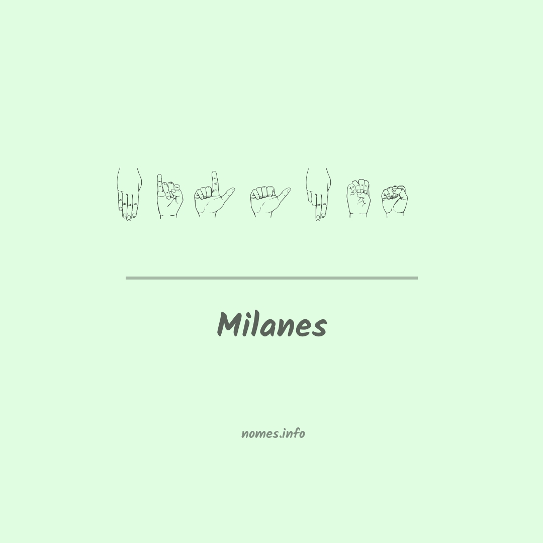 Milanes em Libras Milanes em Libras