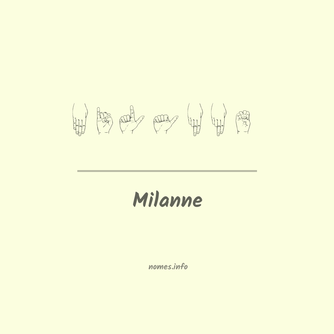 Milanne em Libras Milanne em Libras