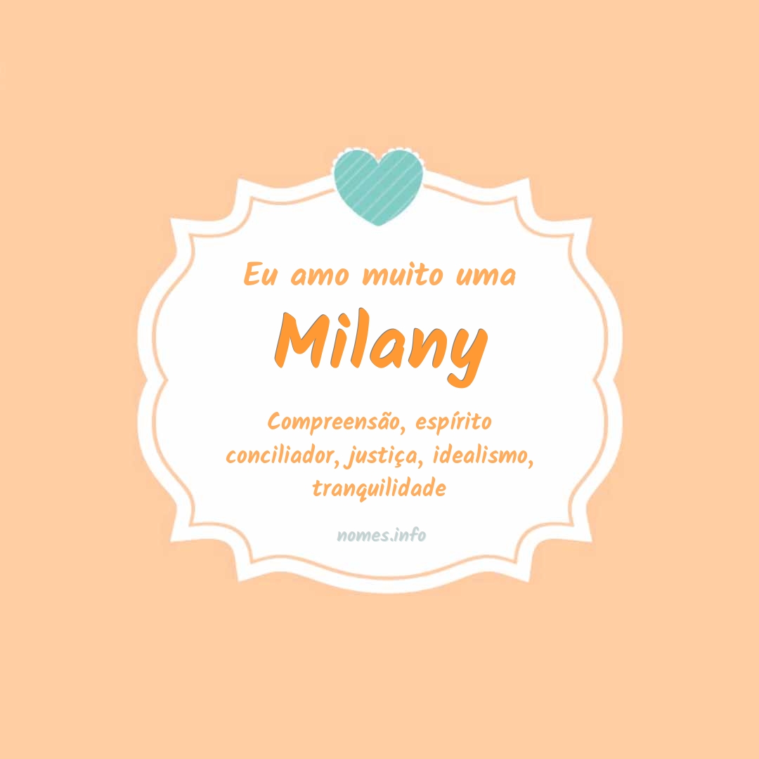 Eu amo muito Milany