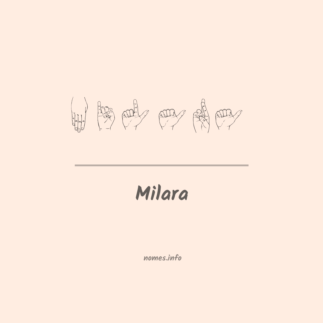Milara em Libras