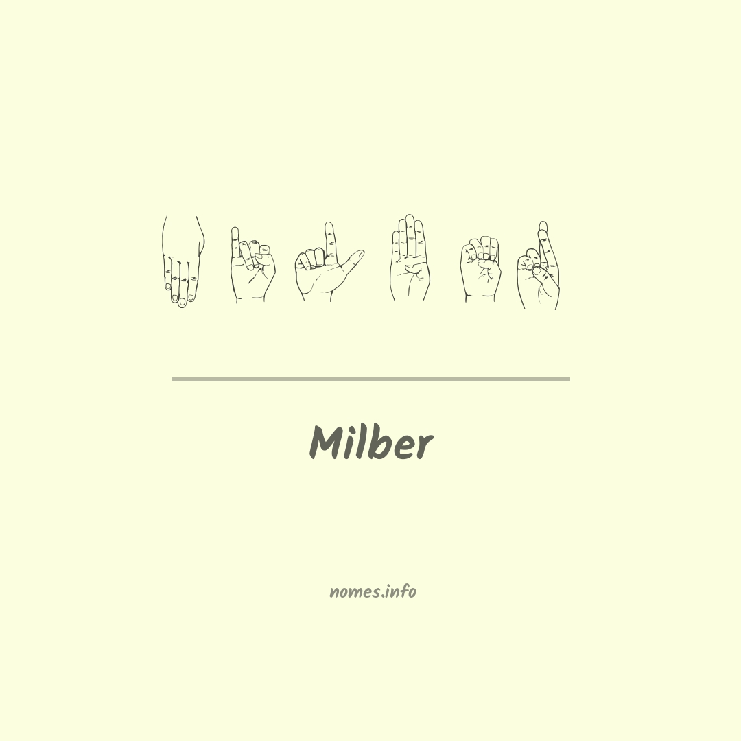 Milber em Libras