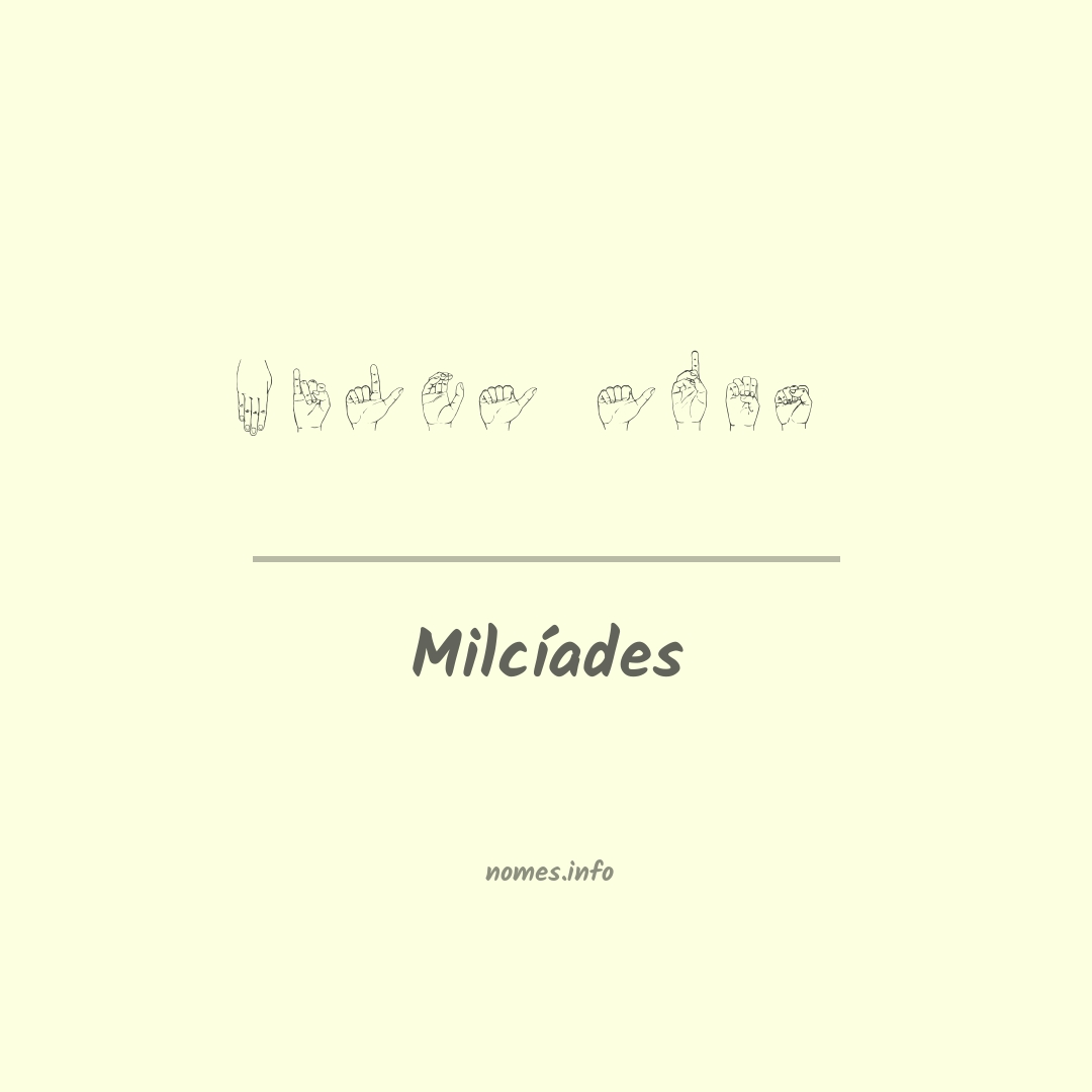 Milcíades em Libras Milcíades em Libras